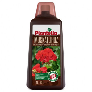 Plantella Speciális tápoldat muskátlikhoz 1000 ml.